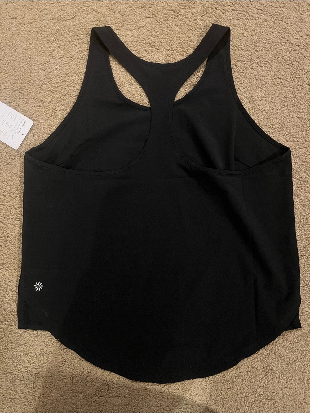 Athleta Black Racerback Navigate Tank Top - Picture 3 of 5